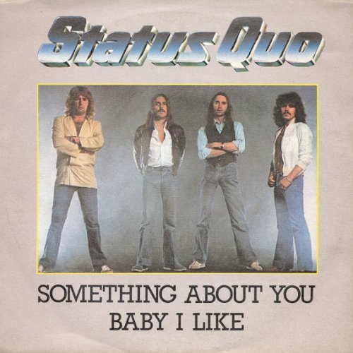 SOMETHING ABOUT YOU BABY I LIKE Picture Sleeve Front