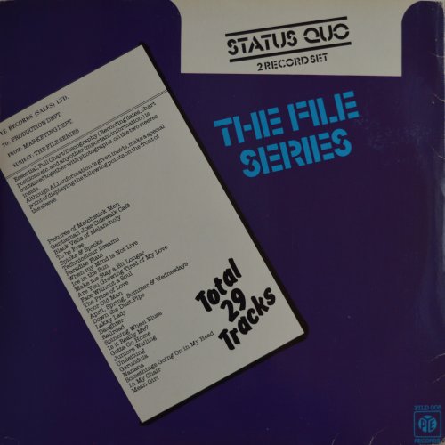 THE FILE SERIES Reissue Front