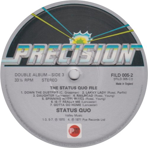 THE FILE SERIES Reissue - Precision Label - Disc 2 Side A