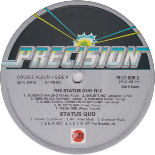 THE FILE SERIES Reissue - Precision Label - Disc 2 Side B