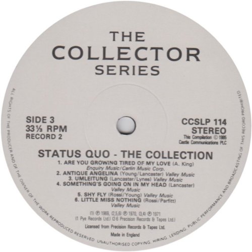 THE COLLECTION Disc 2 - Standard label v2 Side A