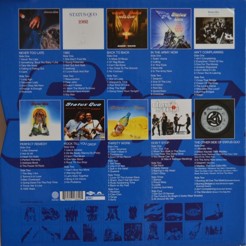 THE VINYL COLLECTION 1981 - 1996 (BOX SET) Outer Box Side B