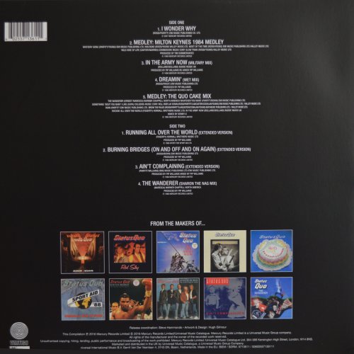 THE VINYL COLLECTION 1981 - 1996 (BOX SET) Sleeve: The Other Side Of Status Quo Rear