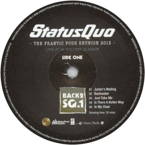 BACK 2 SQ1 - THE FRANTIC FOUR REUNION 2013 (REISSUE) Label: Disc 1 Side A