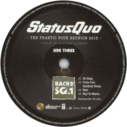 BACK 2 SQ1 - THE FRANTIC FOUR REUNION 2013 (REISSUE) Label: Disc 2 Side A