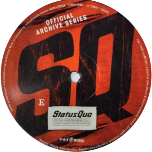 OFFICIAL ARCHIVE SERIES VOL 2: LIVE IN LONDON Label - Disc 3 Side A