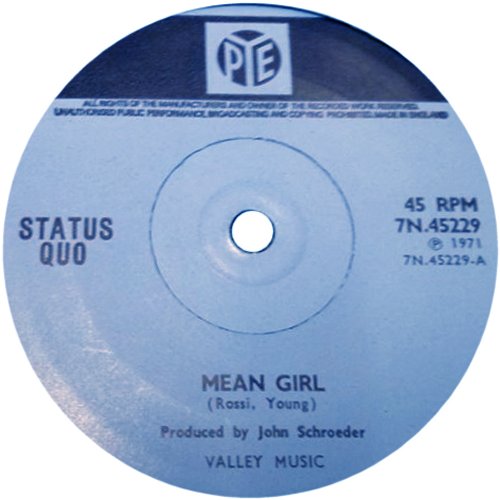 MEAN GIRL Solid Label Side A