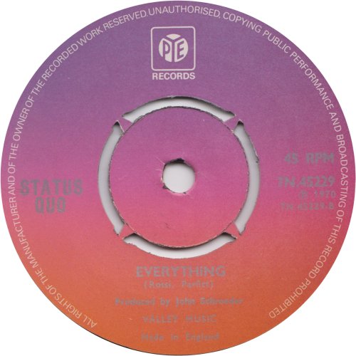 MEAN GIRL Red/Purple Reissue - Push Out Centre Side B