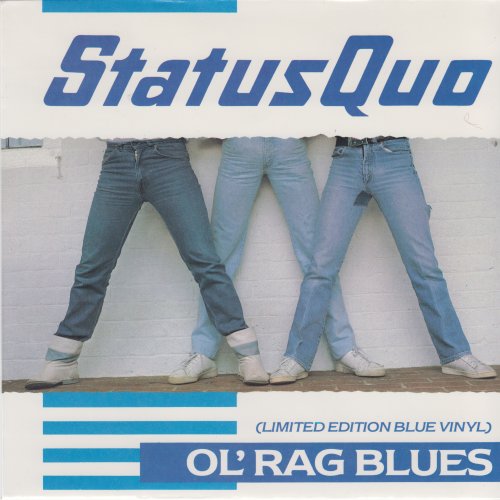 OL' RAG BLUES Picture Sleeve for Ltd Edition Blue Vinyl Front