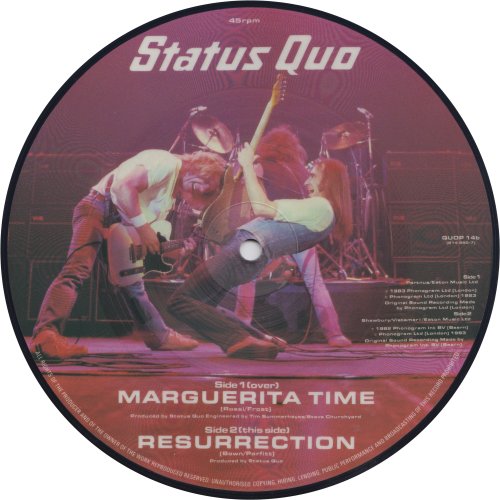 MARGUERITA TIME Ltd Edition Picture Disc Side B