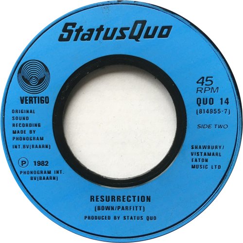 MARGUERITA TIME Jukebox Copy with large dinked centre - Blue Label Side B