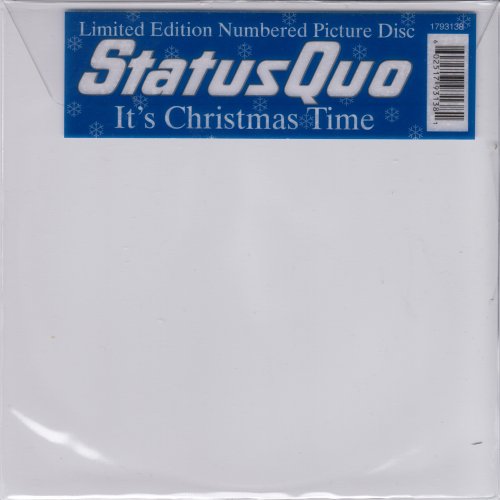 IT'S CHRISTMAS TIME Plastic Cover Label