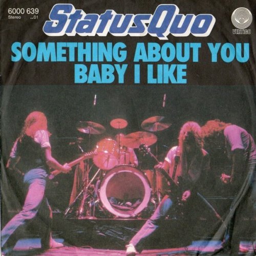 SOMETHING ABOUT YOU BABY I LIKE Picture Sleeve Front