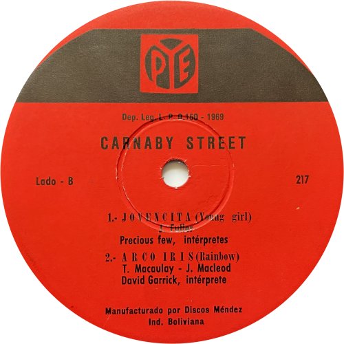 CARNABY STREET E.P. (PICTURES OF MATCHSTICK MEN) 2nd Issue Label Side B