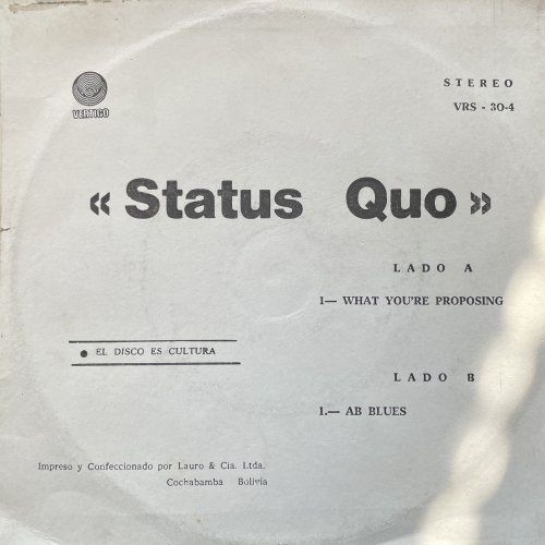 WHAT YOU'RE PROPOSING Picture Sleeve Rear