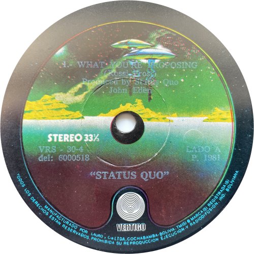 WHAT YOU'RE PROPOSING Label Side A