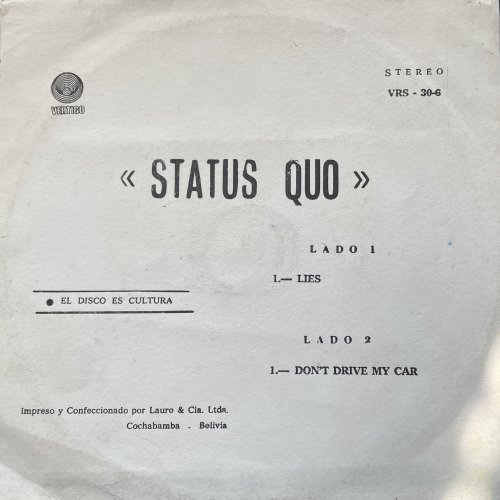 LIES Picture Sleeve Rear