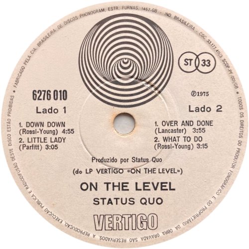 ON THE LEVEL (EP) Swirl label Side A