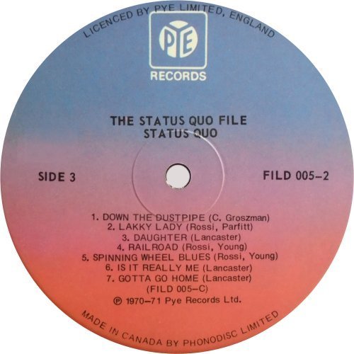 THE FILE SERIES Label - Disc 2 Side A