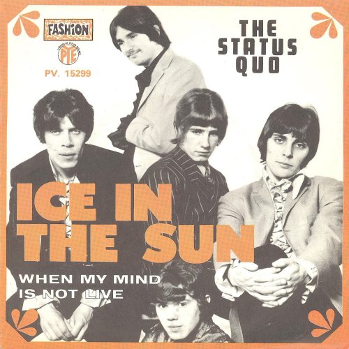 ICE IN THE SUN Picture Sleeve Front