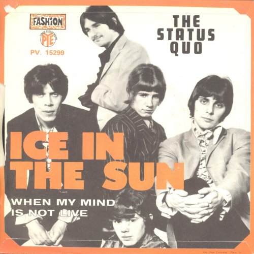 ICE IN THE SUN Picture Sleeve Rear