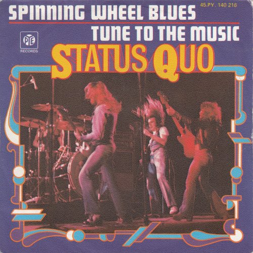 SPINNING WHEEL BLUES Picture Sleeve Front