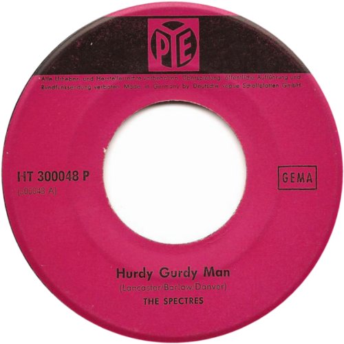 HURDY GURDY MAN Label Side A