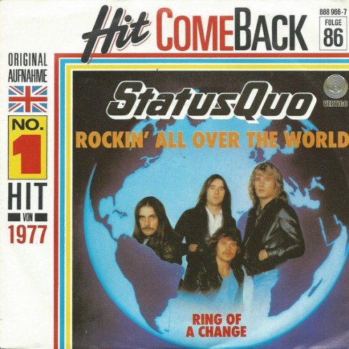 ROCKIN' ALL OVER THE WORLD (REISSUE 2) Picture Sleeve Front