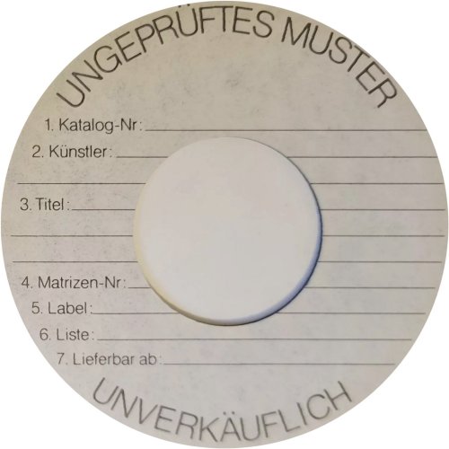 PICTURES OF MATCHSTICK MEN (REISSUE 3) Promo Label Label