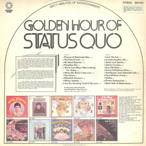 GOLDEN HOUR OF Standard Sleeve Rear