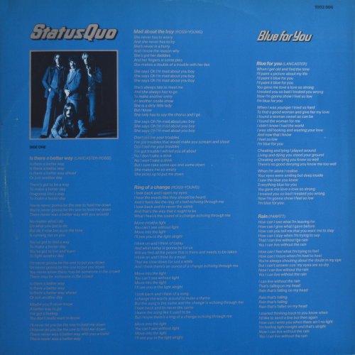BLUE FOR YOU Inner Sleeve Side A