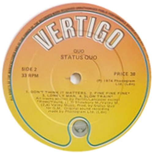 QUO (REISSUE) Label Side B