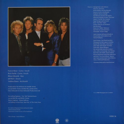 IN THE ARMY NOW Inner Sleeve Side B