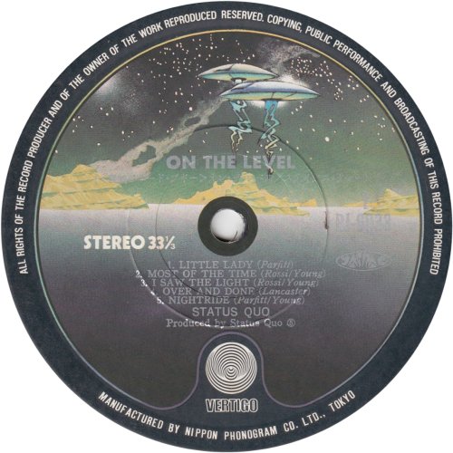 ON THE LEVEL Spaceship Label Side A