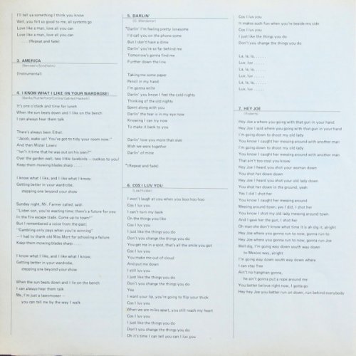 MARQUEE - THE COLLECTION 1958-1983 VOL 2 Gatefold Lyric Booklet Rear