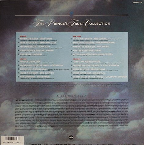 THE PRINCES TRUST COLLECTION Promo Gatefold Sleeve Rear