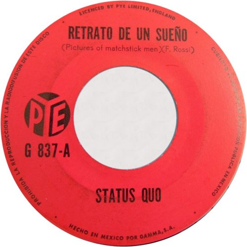 PICTURES OF MATCHSTICK MEN Red Label Side A