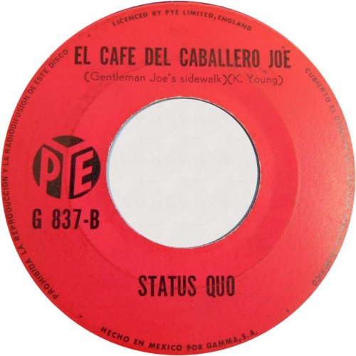 PICTURES OF MATCHSTICK MEN Red Label Side B