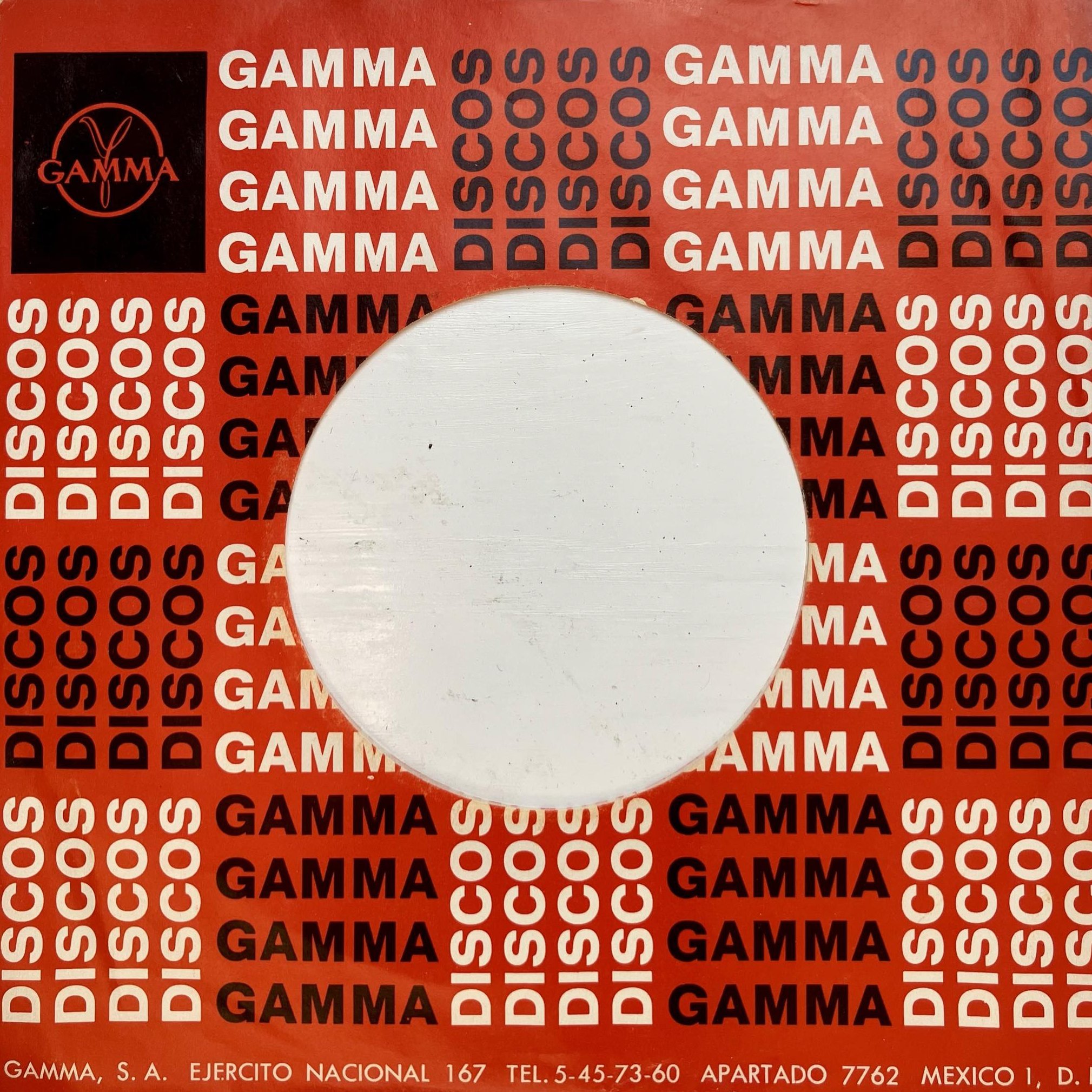 AVANCE ESPECIAL JULIO 1968 Company Sleeve Rear