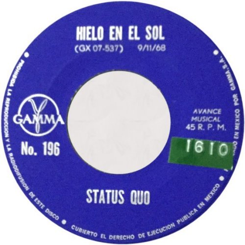 ICE IN THE SUN (PROMO) Blue Label Promo Side A