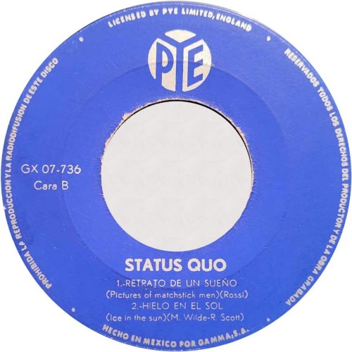 IN MY CHAIR (EP) Blue Label Side B