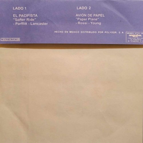 PAPER PLANE Picture Sleeve Rear