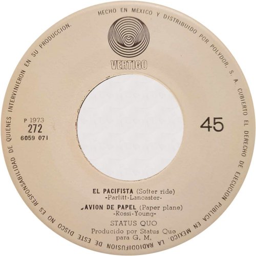 PAPER PLANE Swirl Label Side B