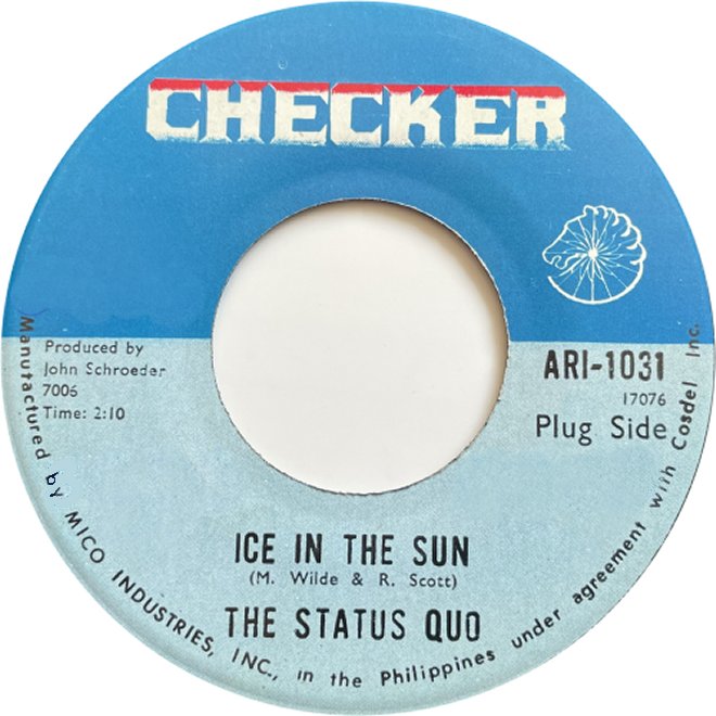 PHILIPPINES: ICE IN THE SUN Label Side A