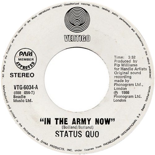 PHILIPPINES: IN THE ARMY NOW Label Side A