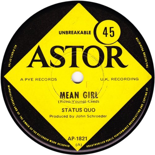 MEAN GIRL Label Side A