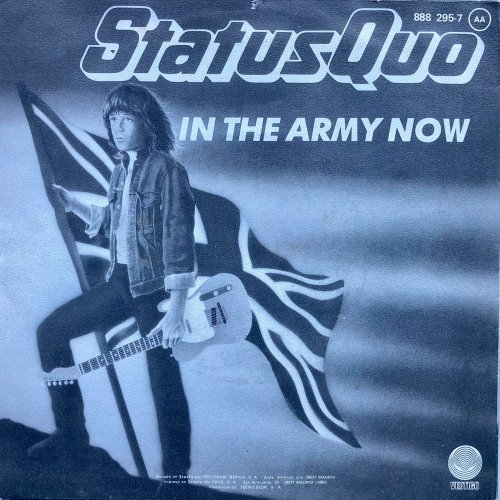 IN THE ARMY NOW Promo Picture Sleeve Rear
