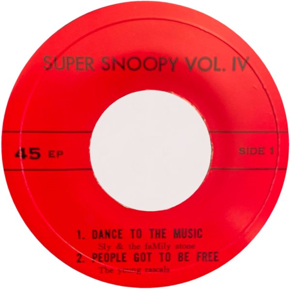 SUPER SNOOPY VOL IV (PICTURES OF MATCHSTICK MEN) Red Label Side A