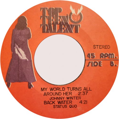 TOP TEEN TALENT (BACKWATER) Label Side B