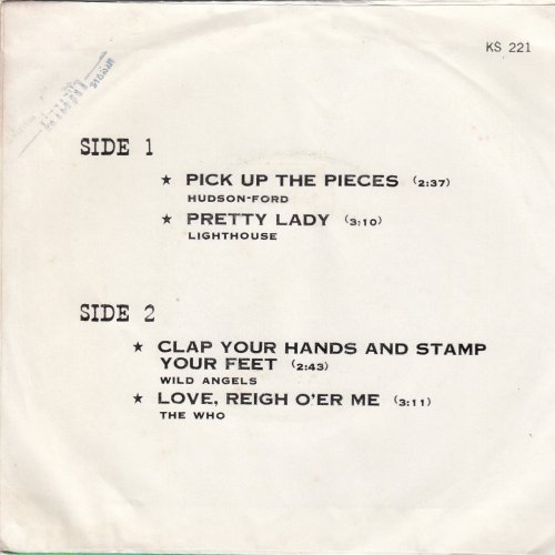 VARIOUS EPs (QUO ON COVER ONLY) KS 221 Side B